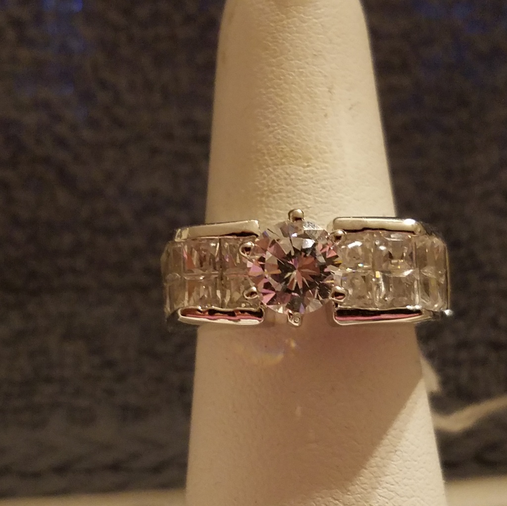 Sterling Silver Solitaire Ring